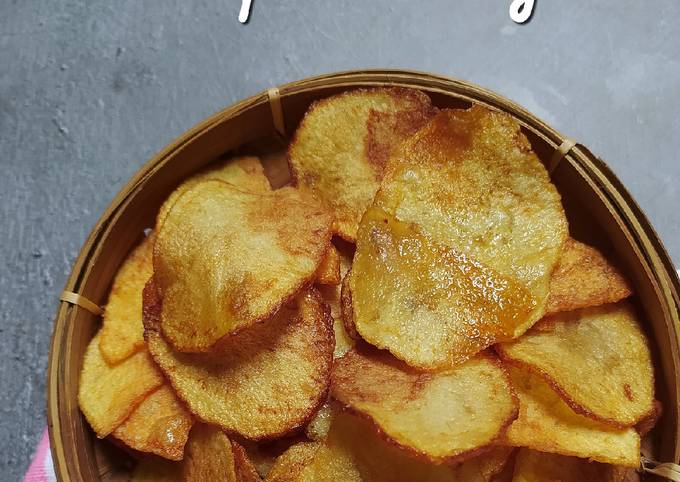 Resep Keripik kentang yang Enak Banget