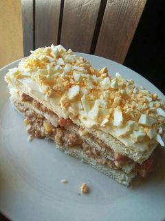 Una foto de Pastel frío de atún