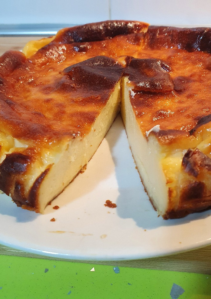 Una foto de Tarta de queso La Viña