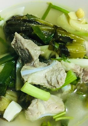 รูปของ หมูต้มผักกาดดองง๊ายง่าย