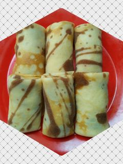 Foto resep Dadar gulung pisang coklat