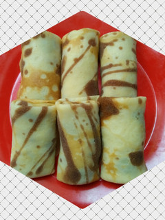 Foto resep Dadar gulung pisang coklat