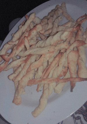 Una foto de Grisines caseros