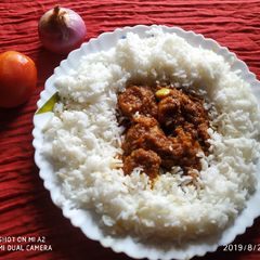 Prawn masala A picture of Prawn masala.