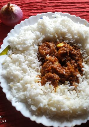 A picture of Prawn masala.