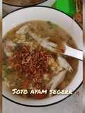 Soto ayam segerr