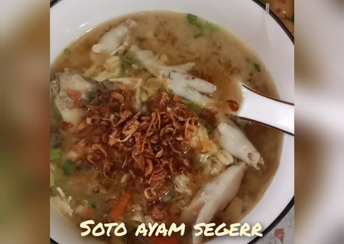 Soto ayam segerr