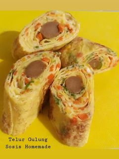 Foto resep Telur gulung sosis homemade