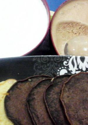 Foto resep Ice cream and pancake homade