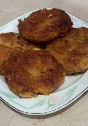 A picture of Potato cutluts 🥔🥔.