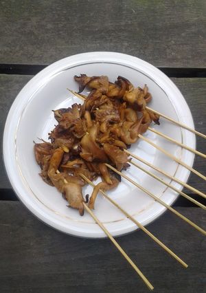 Foto resep Sate Jamur