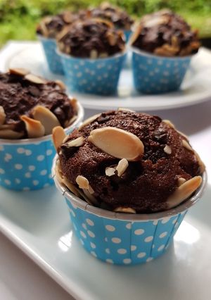 Foto resep Choco Banana Muffin Super Moist (no mixer)