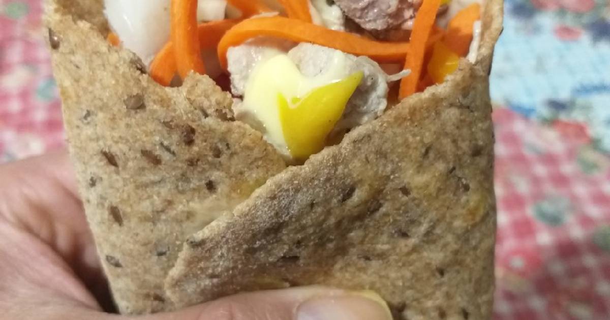 Tortillas integrales para tacos, fajitas, wraps o rolls Receta de Gaby