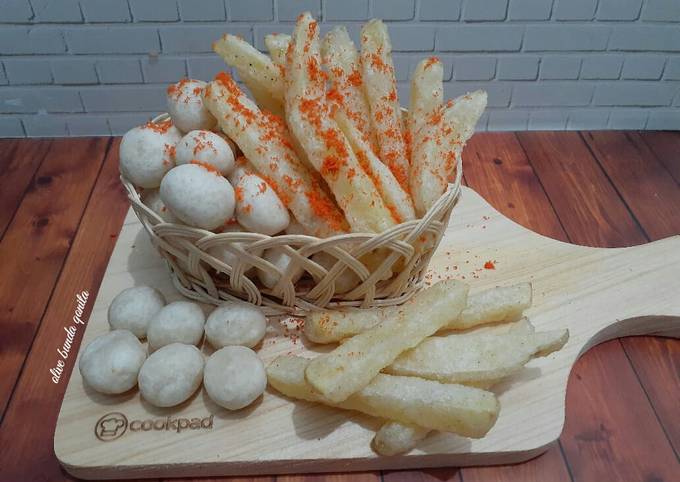 Langkah Mudah untuk Menyiapkan Cimol kentang ala abang gerobak Anti Gagal