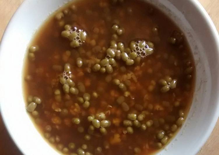 Kolak kacang hijau tanpa santan