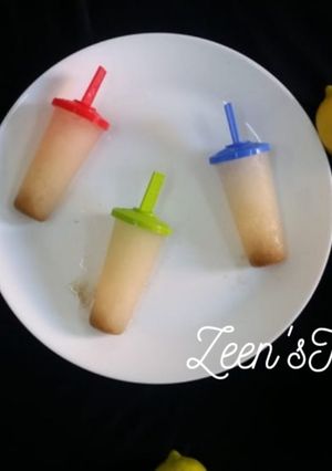 A picture of Jaljeera Popsicles.