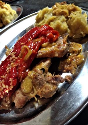 Una foto de Costillitas de cerdo a la porteña