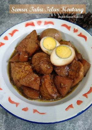 Foto resep Semur Tahu Telur Kentang