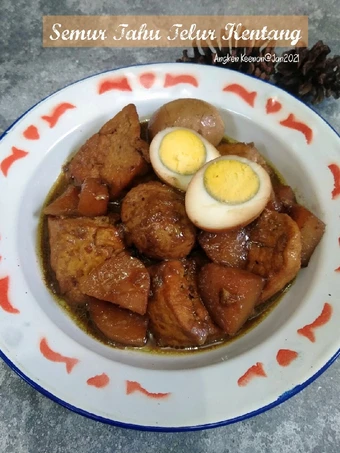 Langkah Mudah untuk Membikin Resep Semur Tahu Telur Kentang yang Uenak Anti Ribet, Mantap