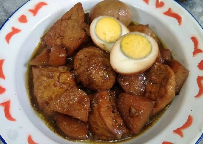 Semur Tahu Telur Kentang