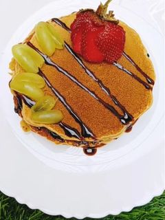 வாழைப்பழ பேன் கேக்(banana pan cake recipe in tamil) செய்முறை முக்கிய புகைப்படம்