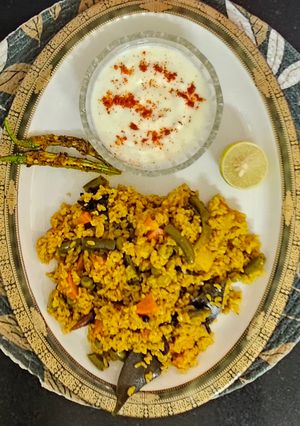 A picture of Healthy Brown Rice Pulao.