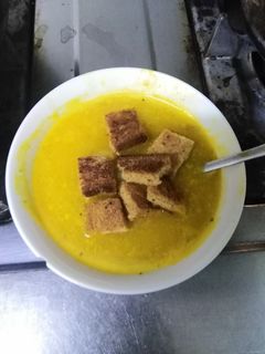 南瓜馬鈴薯蔬菜濃湯 的食譜成品照片