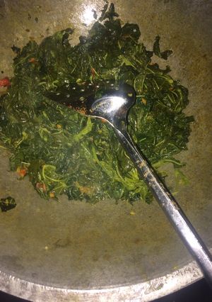 Foto resep 83. Oseng daun singkong #terimakasihguru #gurukuidolaku