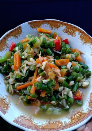 Foto resep Oseng buncis ebi