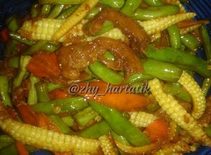Foto resep Buncis Utren Saus Tiram