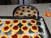 Una foto de galletita de manteca con harina leudante