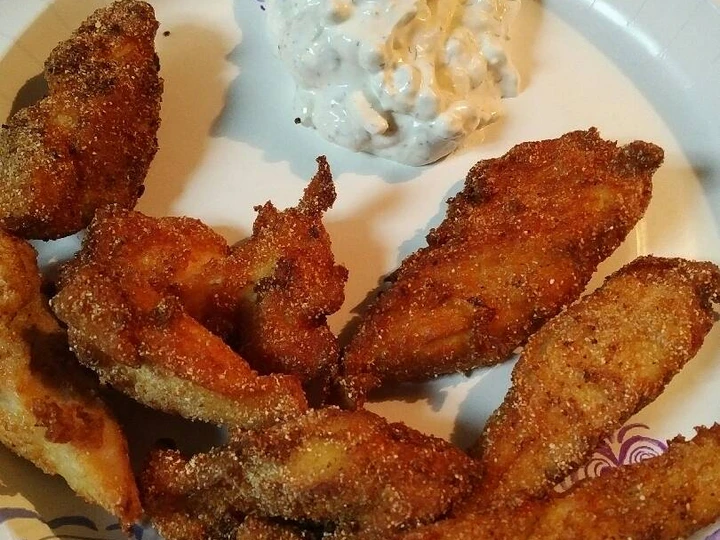 Easy Way Prepare Cornbread Chicken Strips with Sauce the  Makes Drooling Perfect