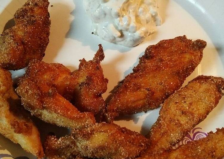 Easiest Way to Make Appetizing Cornbread Chicken Strips with Sauce