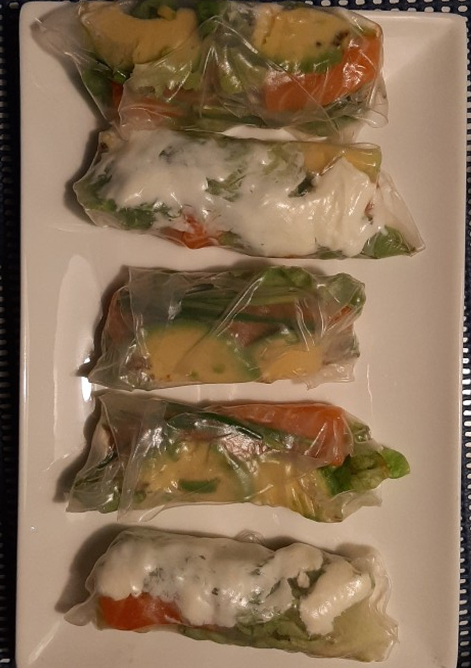 Una foto de Rollo vietnamitas / spring roll