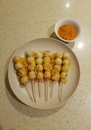 Foto resep 111. Cilok Telur alias Cilor Saus Kacang (Indonesia)