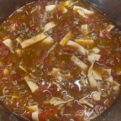 A picture of Slim Taco Soup.