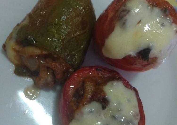 How to Prepare Perfect Pimentos recheados com carne picada no forno