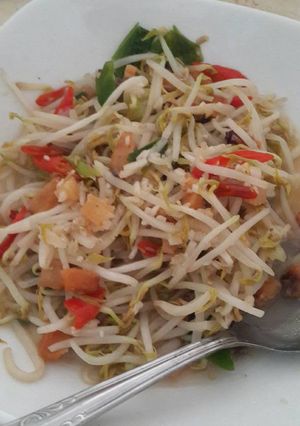 Foto resep Cah toge ikan asin