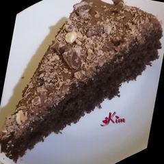 A picture of Moist microwave chocolate cake 🍫 🍰 👌.