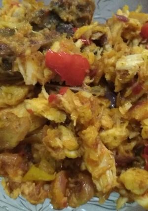 Foto resep Ayam suwir saos bangkok