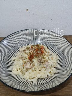 Foto resep Mie Shirataki Carbonara