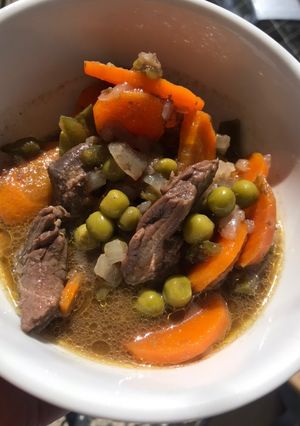 Una foto de Carne arvejada