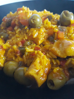 Una foto de Arroz con pollo