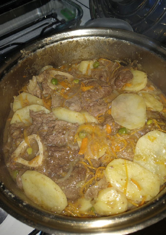 Una foto de Bifes de osobuco a la criolla