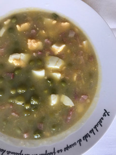 Una foto de Sopa de guisantes