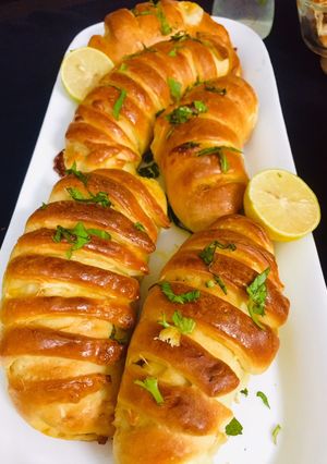 عکسی از دستور اشتردول مرغ و‌سویا😍