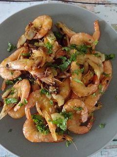 Foto de Camarões fritos ao alhinho