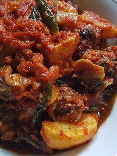 Foto resep Balado kerang campur kentang