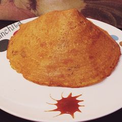 A picture of Moong Dal Chila Dosa Style.