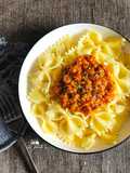 Butterfly Pasta Bolognaise